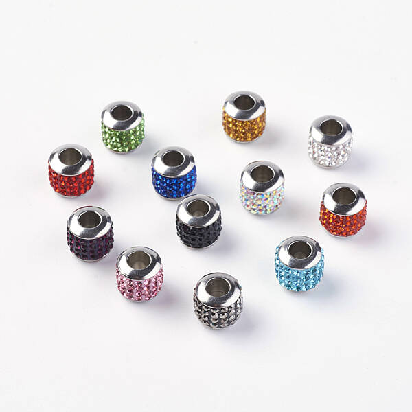 304 Stainless Steel European Beads