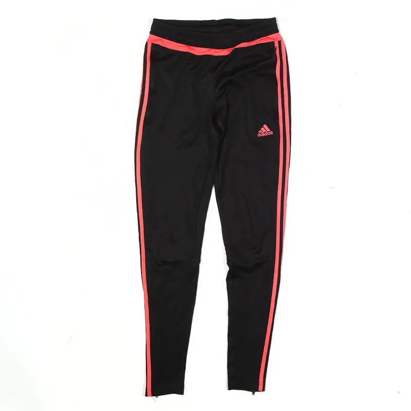 ADIDAS Track Pants Black Skinny Womens XS W24 L29