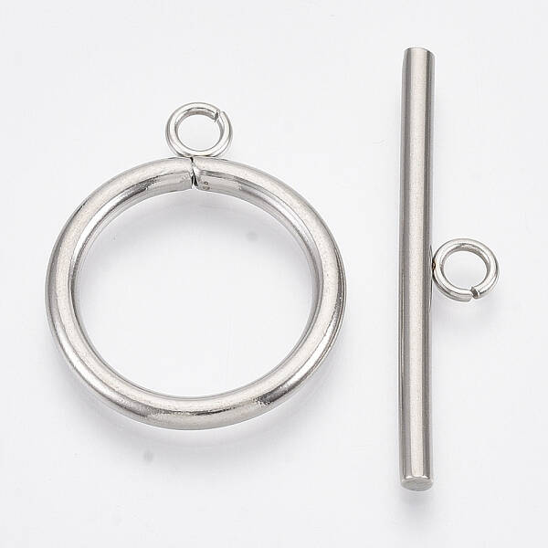 Non-Tarnish 304 Stainless Steel Toggle Clasps