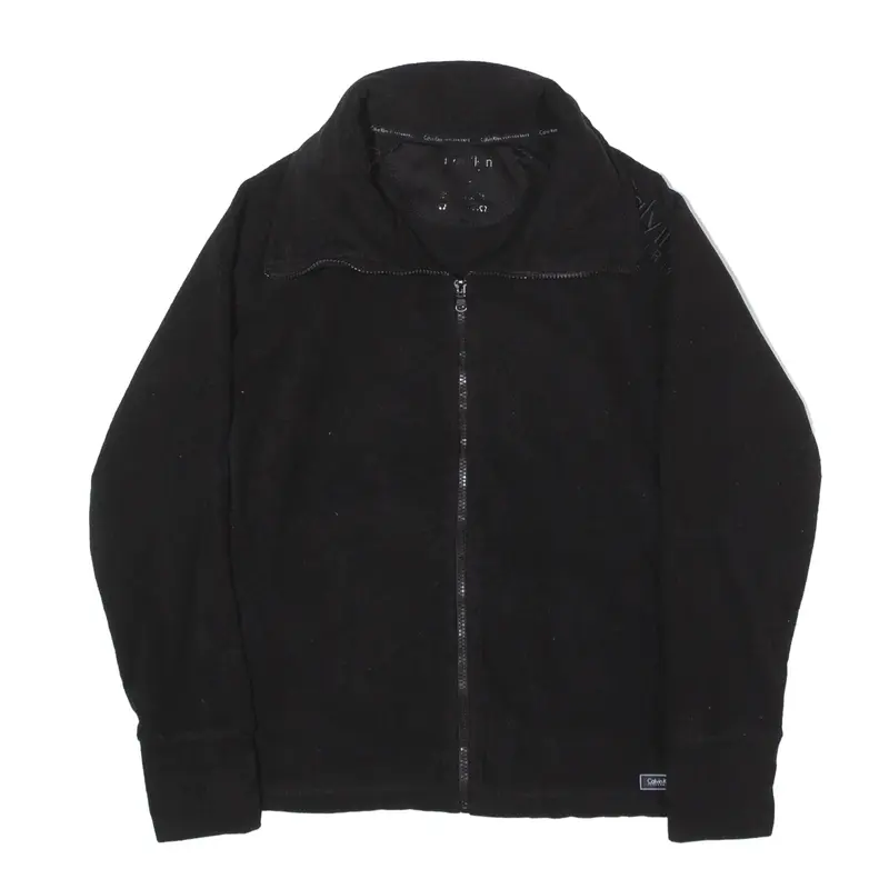 CALVIN KLEIN PERFORMANCE Fleece Jacket Black Womens L