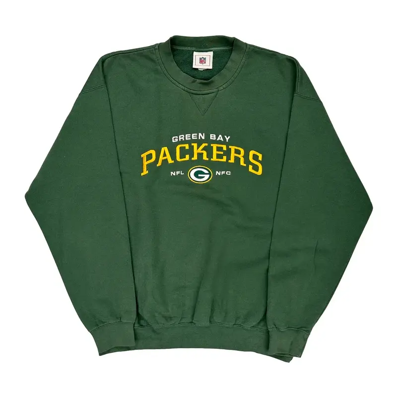 Green Bay Packers Nfl Sweatshirt - XL Green Cotton