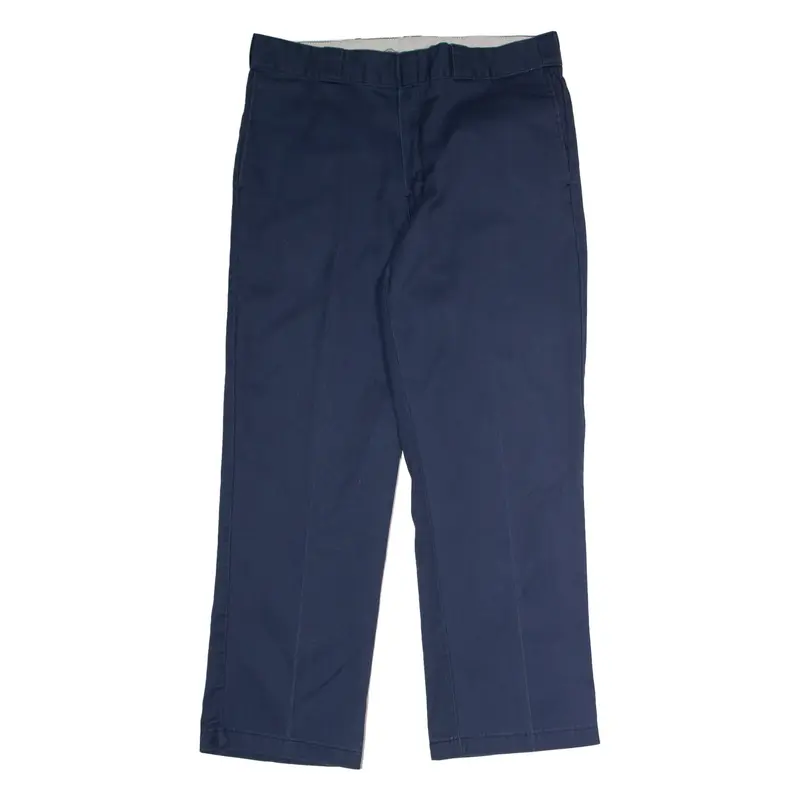 DICKIES 874 Workwear Mens Twill Trousers Blue Classic Straight W36 L30