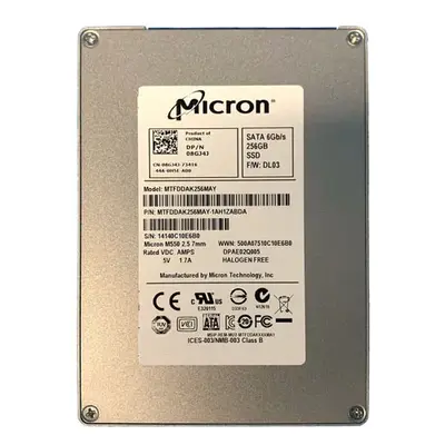 Micron MTFDDAK256MAY-1AH1ZABDA | M550 256GB Multi-Level Cell SATA 6Gb/s (SED) 2.5-Inch Solid State Drive