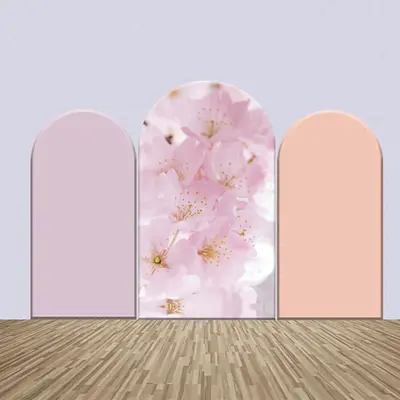 Light Purple Pink Floral Party Arch Backdrop Kit - Aperturee