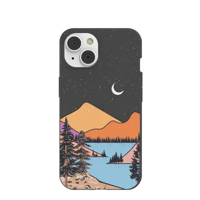 Black Night Trails iPhone 14/16e Case