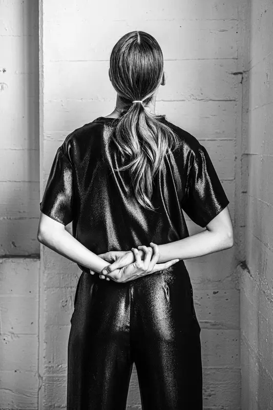 Liquid Silk Drop-Shoulder Top | Size: XS