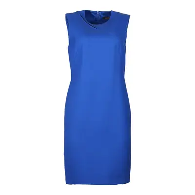 Versace Midi Dress - Medium Blue Wool Blend