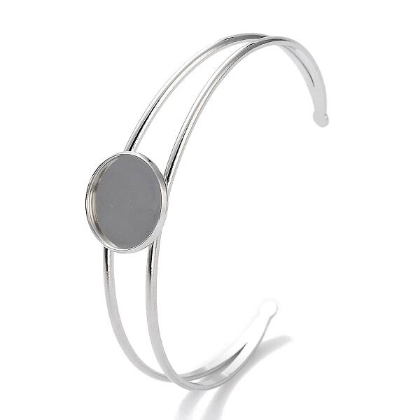 Non-Tarnish 304 Stainless Steel Bracelets Setting Making