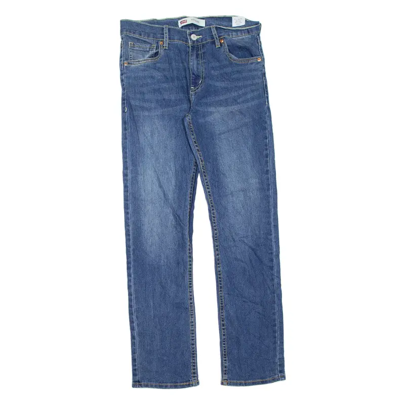 LEVI'S 511 Girls Jeans Blue Slim Straight Stone Wash W28 L28