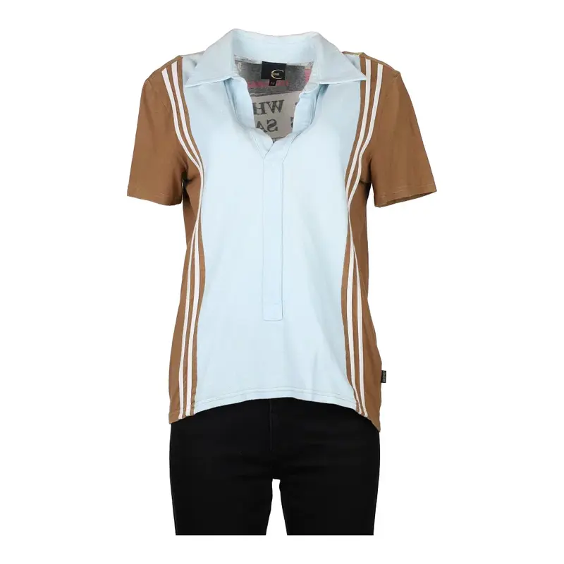 Just Cavalli Polo Shirt - Medium Blue Cotton