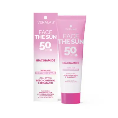 Veralab Face The Sun Face Cream High Protection Niacinamide Spf 50 50 Ml