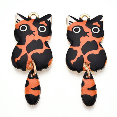 Alloy Enamel Pendants