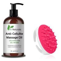 Rii Naturals Anti Cellulite Massage Oil and massager Body Care Comfort Smoothing Cosmetic