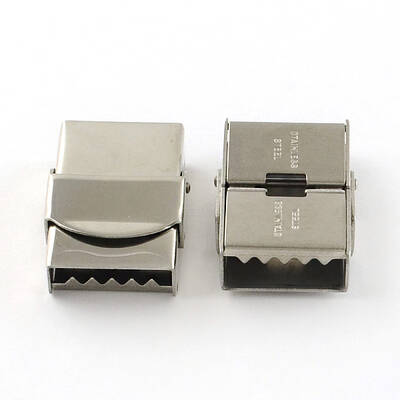 Tarnish Resistant Smooth Surface 201 Stainless Steel Watch Band Clasps