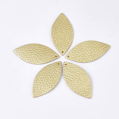 Eco-Friendly Cowhide Leather Big Pendants