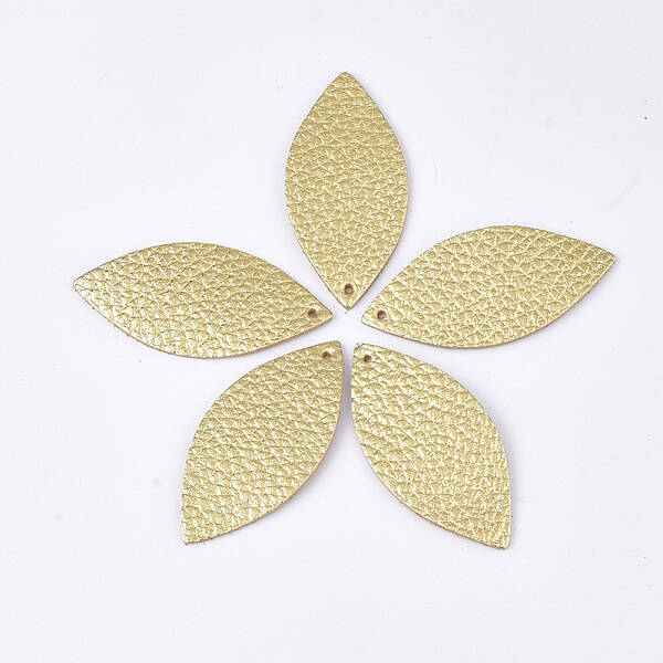 Eco-Friendly Cowhide Leather Big Pendants