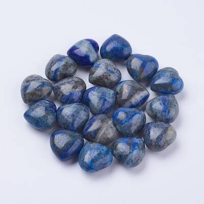 Natural Lapis Lazuli Heart Love Stones