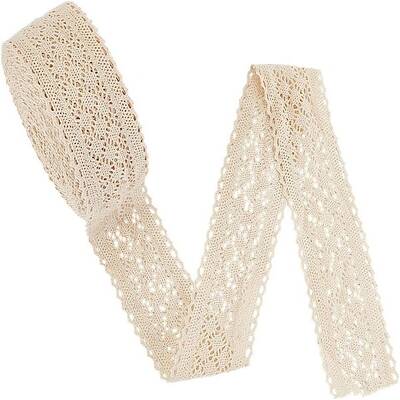10 Yards Cotton Flower Lace Ribbon for Garment Decoration