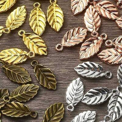 40Pcs 4 Colors Alloy Charms