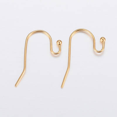 Ion Plating(IP) 304 Stainless Steel Earring Hooks