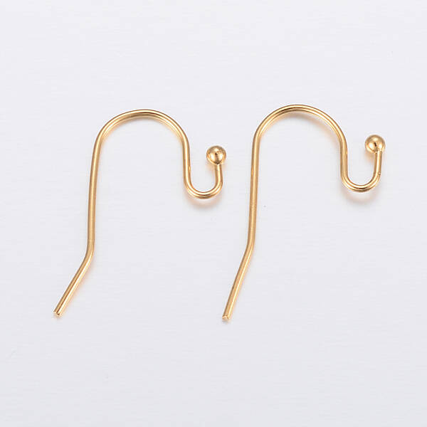 Ion Plating(IP) 304 Stainless Steel Earring Hooks