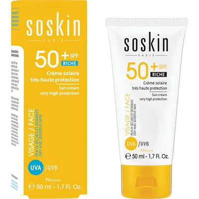 Soskin Paris Crema Protettiva Per Pelli Secche E Sensibili Spf 50+ (Sun Care) 50 Ml