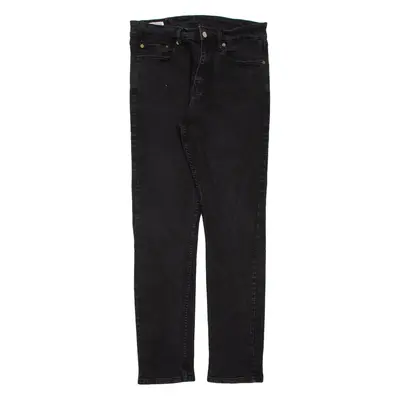 LEVI'S 511 Jeans Mens Black Slim Straight W34 L32
