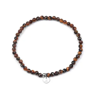 Agato Tiger Eye Mineral Bracelet POL-B22/20G