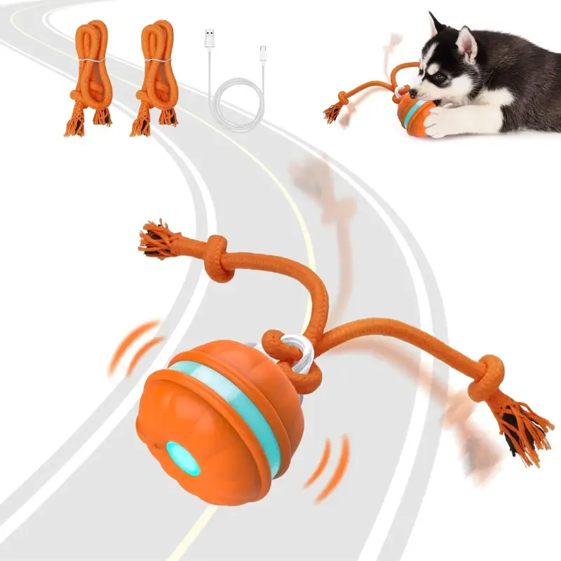 Interactive Dog Toys, Motion Activated Dog Ball, Automatic Rolling Ball Toys for Puppy/Small Dogs kitten toys