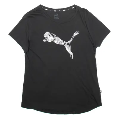 PUMA Womens T-Shirt Black L