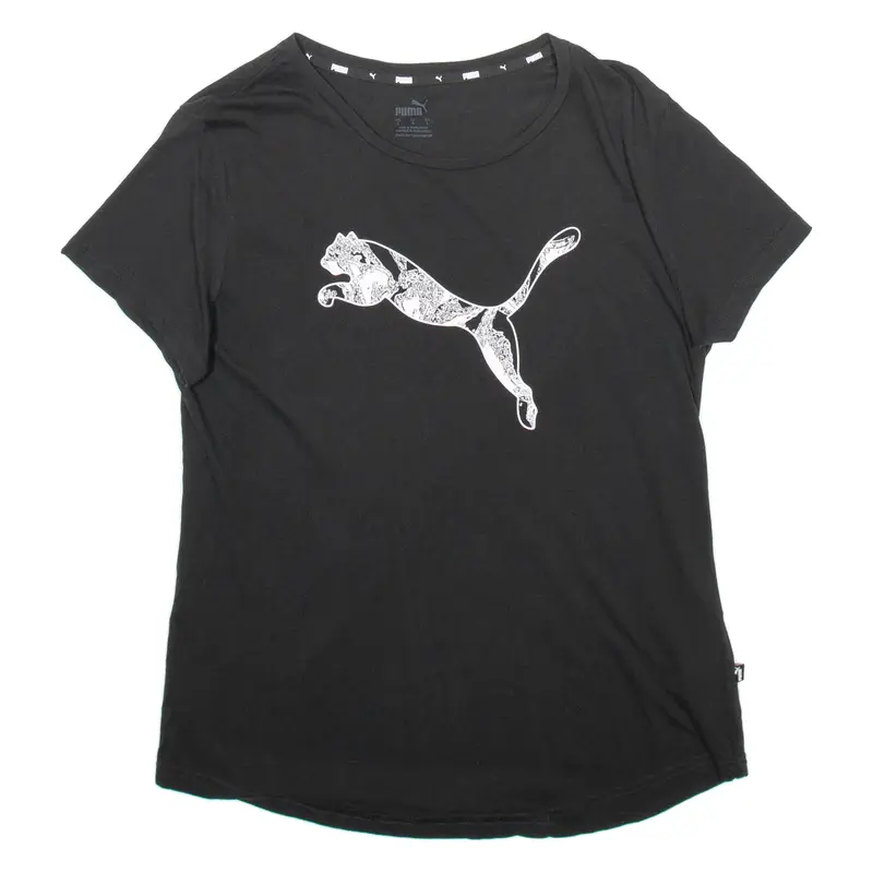 PUMA Womens T-Shirt Black L
