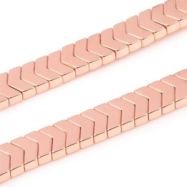 Electroplated Non-magnetic Synthetic Hematite Beads Strands