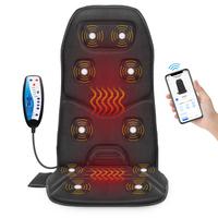 COMFIER Back Massager with Heat, App Control Vibration Massage Seat Cushion, 10 Motors & 3 Heat Levels Chair Massager Pad, Gi...