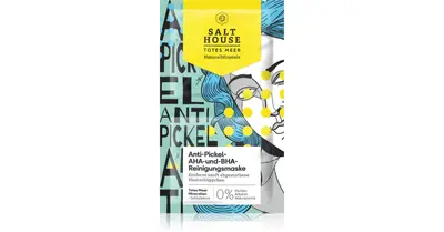 Salt House Natural Minerals Anti-pimple AHA and BHA cleansing mask 2×6 ml
