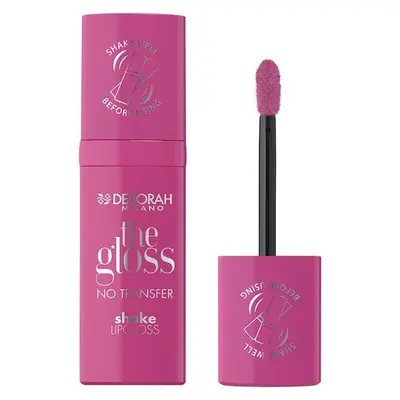 Deborah The Gloss No Transfer Shake Lipgloss 04 - Pop Pink (4 ml)