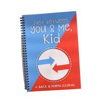 Just Between You & Me Letter Pattern Journal Notebook, 1 Count Journal Notebook without Pen, Journal Book for Parents & Kids,...