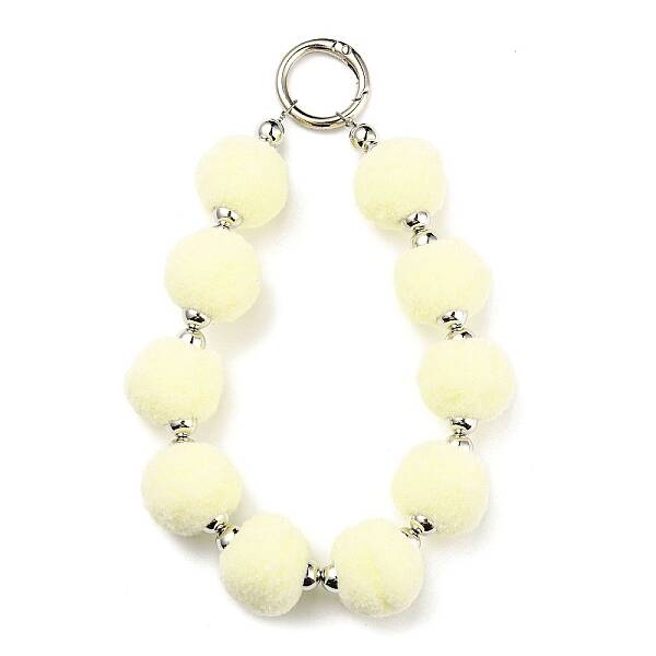 Phone Lanyard Universal Plush Ball Wrist Lanyard