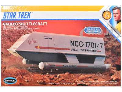 Skill 2 Model Kit Galileo Shuttlecraft Star Trek: The Original Series (1966-1968) TV Series 1/32 Scale Model by Polar Light...