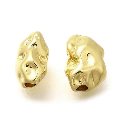 Rack Plating Nuggets Brass Beads