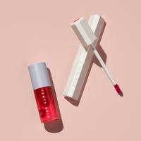 Fenty Beauty Cherry Pout Lip Stain + Lip Oil Duo Gloss Hydrating Lipgloss Lipstick Makeup Moisture Smooth Applicator Jojoba H...