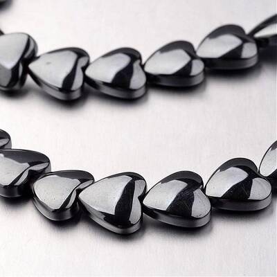 Non-magnetic Synthetic Hematite Bead Strands