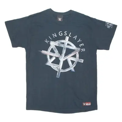 Seth Rollins Kingslayer Wwe Mens T-Shirt Blue L