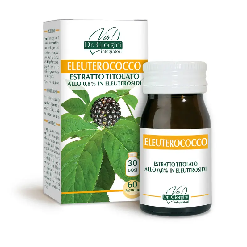 Dr Giorgini Eleutherococcus titrated extract 60 tablets of 500 mg - 30 gr
