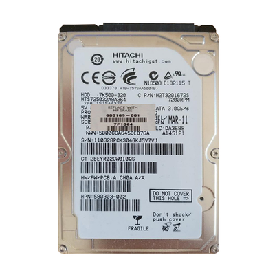 600169-001 HP 320GB 7200RPM SATA 3Gb/s 16MB Cache 2.5-inch Hard Drive