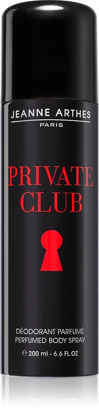 Jeanne Arthes Private Club Deodorant Spray For Men 200 Ml