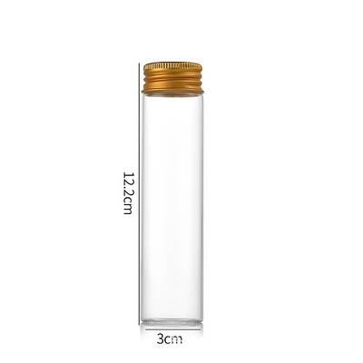 Clear Glass Bottles Bead Containers