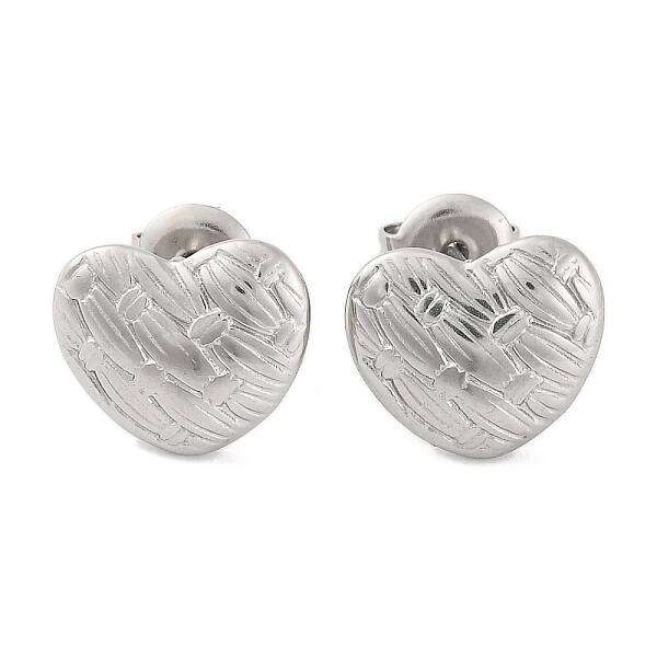 Non-Tarnish 304 Stainless Steel Stud Earrings for Women