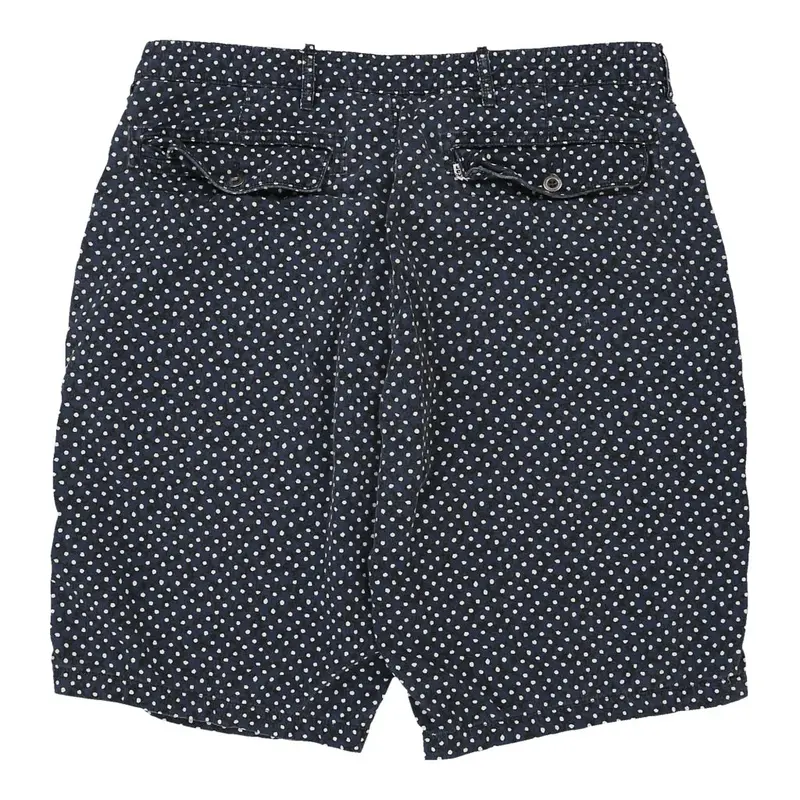 Levis Polka Dot Shorts - 37W 11L Blue Cotton