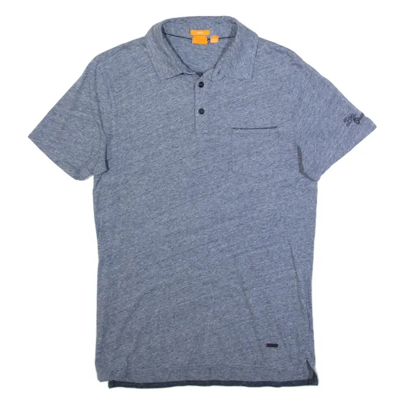 HUGO BOSS Slim Fit Mens Polo Shirt Blue S