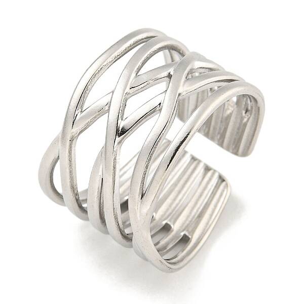Non-Tarnish 304 Stainless Steel Open Cuff Ring
